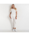 0167-10 белый женский спортивный костюм (5'TH AVENUE, трикотаж, 3 ед. размеры полубатал: 48. 50. 52): артикул 1145143