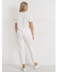 0167-10 белый женский спортивный костюм (5'TH AVENUE, трикотаж, 3 ед. размеры полубатал: 48. 50. 52): артикул 1145143