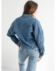 0207-7 A  Relucky джинсовая куртка женская голубая стрейчевая (6 ед.размеры: S/2.M/2.L/2): артикул 1132370