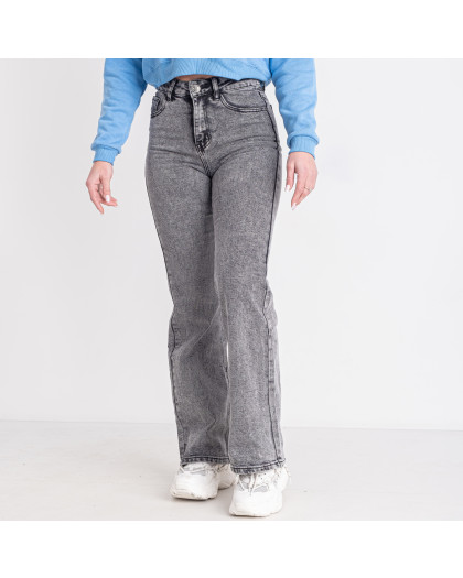 2005 серые женские джинсы-палаццо (VINDASION, стрейчевые, 6 ед. размеры норма: 25. 26. 27. 28. 29. 30) Vindasion