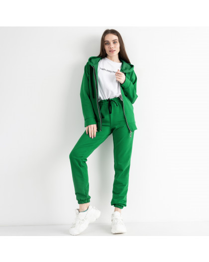 5371-77 зеленый женский спортивный костюм (5'TH AVENUE, турецкая двунитка, 4 ед. размеры норма: 42. 44. 46. 48) 5`th Avenue