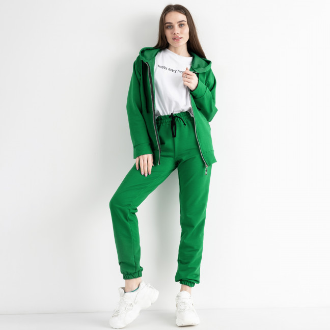 5371-77 зеленый женский спортивный костюм (5'TH AVENUE, турецкая двунитка, 4 ед. размеры норма: 42. 44. 46. 48) 5`th Avenue: артикул 1144537
