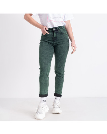 0310* зеленые женские джинсы (LANLANIEE, стрейчевые, 6 ед. размеры норма: 25. 26. 27. 28. .29. 30) выдача на следующий день LANLANIEE