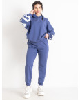 0540-22 синий женский спортивный костюм (5'TH AVENUE, турецкая двунитка, 3 ед. размеры норма: 42. 44. 46): артикул 1143129