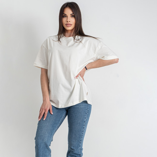 2001-10 белая женская футболка (YOLA, 5 ед. один универсальный размер: 44-48) YOLA: артикул 1145226