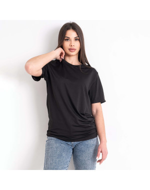0001-1* черная женская футболка (5 ед. размеры норма: M. L. XL. 2XL. 3XL) выдача на следующий день