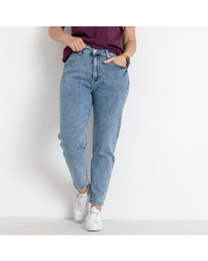 0562-5 голубые женские джинсы (RELUCKY, стрейчевые, 6 ед. размеры батал: 32. 34. 36. 38. 40. 42) Relucky
