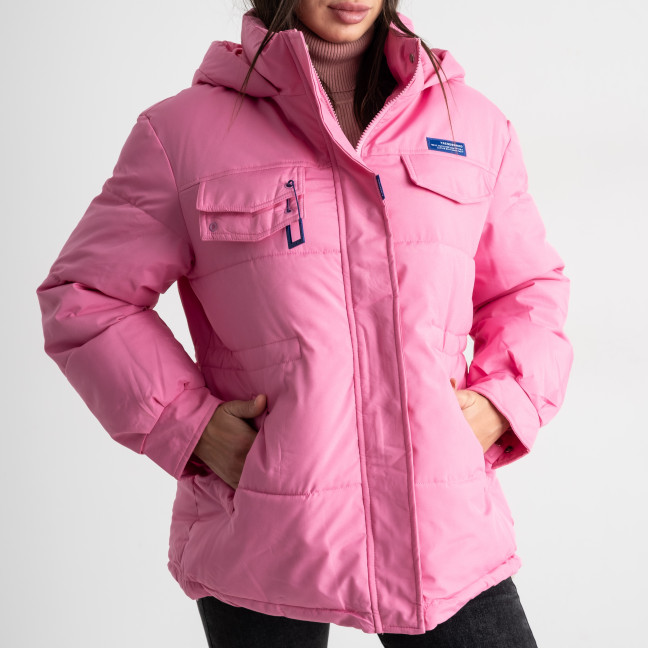 0018-4 РОЗОВАЯ куртка женская на синтепоне (4 ед. размеры: М.L.XL.2XL) Ge.Ge: артикул 1139930
