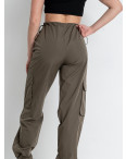 5366-75 темно-зеленые женские штаны (DORIMODES, плащевка, 5 ед. размеры норма: S. M. L. XL. 2XL) : артикул 1145250