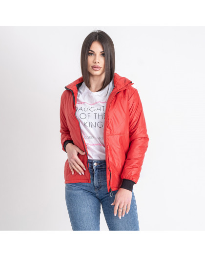 42352-5 красная женская куртка-зефирка (синтепон, 5 ед. размеры норма: 40-46, повторяются) Куртка