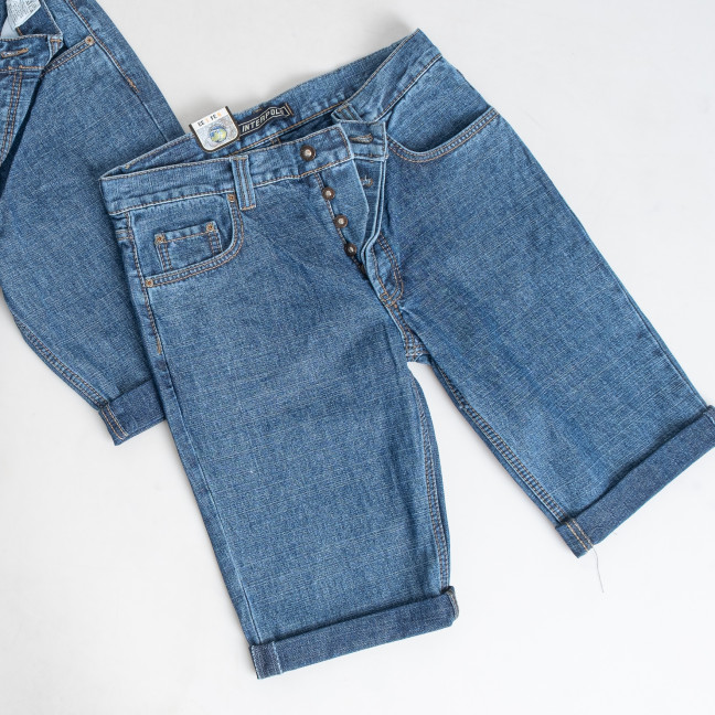 7920-2 синие мужские джинсовые шорты (7 ед. коттон, размеры: 30. 32. 32. 32. 32. 33. 34) маломерят на два размера  Interpoll: артикул 1145281