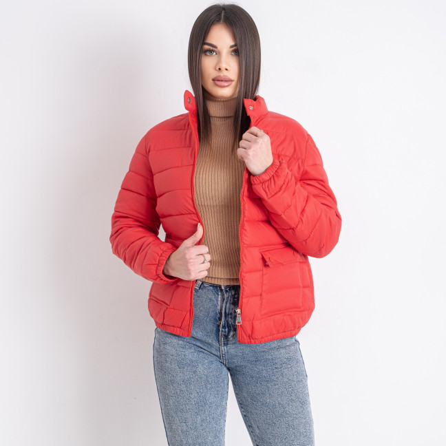 8808-5* красная женская куртка (синтепон, 5 ед. размеры норма: M. L. XL. 2XL. 3XL) выдача на следующий день Куртка: артикул 1143307