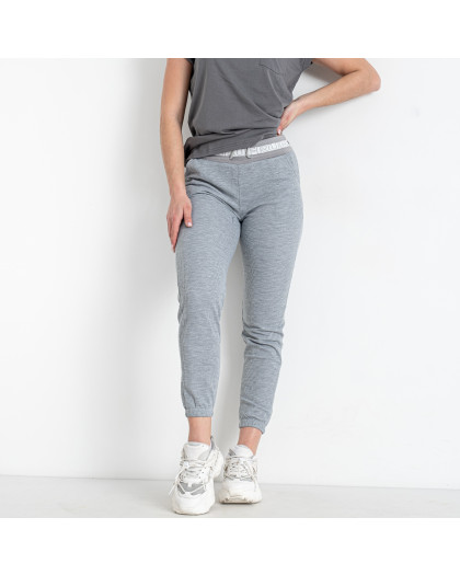 1900-66 светло-серые женские спортивные штаны (4 ед. размеры норма: S/M. M/L. L/XL. XL/2XL)  Спортивные штаны