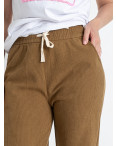5226-3 коричневые женские спортивные штаны (ЛАСТОЧКА, вельветовые, 2 ед. размеры батал: 3XL/4XL. 5XL/6XL) : артикул 1145317