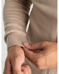 1700-3 Pamuk Park БЕЖЕВЫЙ свитер мужской машинная вязка (3ед. размер: M.L.XL): артикул 1138967