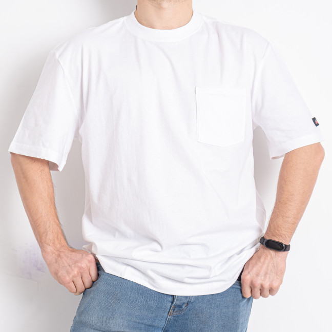0624-10* белая мужская футболка (GENUINE DICKIES, коттон, 5 ед. размеры супер батал: LT. LT. XL. 2XL. 3XL)    GENUINE Dickies: артикул 1143361