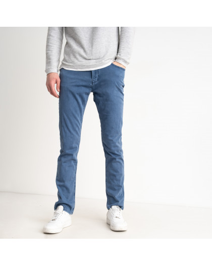 3377-2 синие мужские джинсы (стрейчевые, 7 ед. размеры полубатал: 32. 34. 34. 36. 36. 36. 38) Джинсы