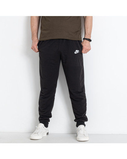 00112-16 черные мужские спортивные штаны (6 ед. размеры норма: 48. 50. 52. 54. 54. 56)  Спортивные штаны