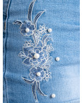 0917-5 голубая женская юбка (X&D, стрейчевая, 5 ед. размеры норма: 27. 28. 29. 30. 30): артикул 1146365
