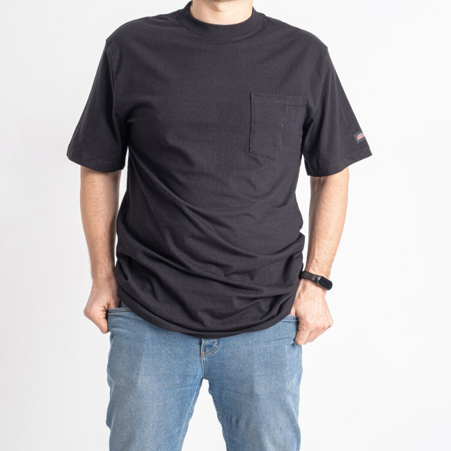 0624-1* черная мужская футболка (GENUINE DICKIES, коттон, 5 ед. размеры супер батал: LT. LT. XL. 2XL. 3XL) выдача на следующий день                                         GENUINE Dickies: артикул 1143364