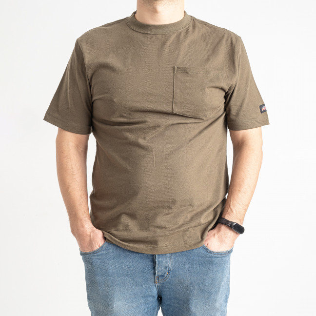 0624-77* хаки мужская футболка (GENUINE DICKIES, коттон, 5 ед. размеры супер батал: LT. LT. XL. 2XL. 3XL) выдача на следующий день                                         GENUINE Dickies: артикул 1143365