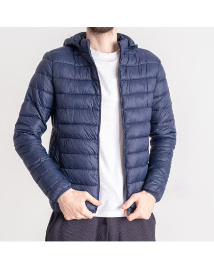 0023-2 синяя мужская куртка (синтепон, 4 ед. размеры норма: M-3XL, могут повторяться) Куртка