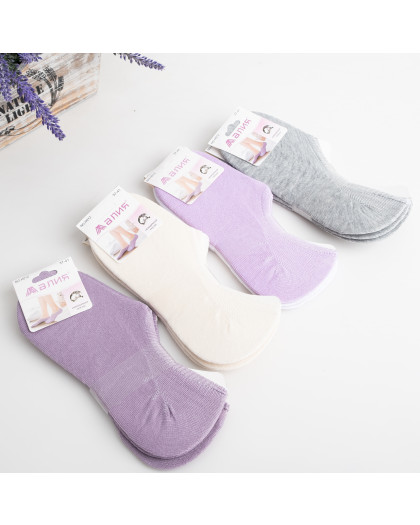 0012 микс расцветок женские носки (12 ед. один универсальный размер: 37-41) Носки