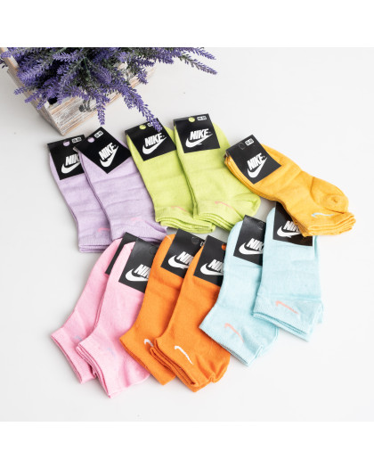 12946 микс расцветок женские носки (12 ед. один универсальный размер: 36-40) Носки