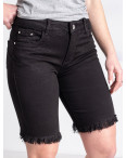3627 черные женские джинсовые шорты (M. SARA, стрейчевые,  6 ед. размеры норма: 26. 27. 29. 29. 30. 32)      : артикул 1143228