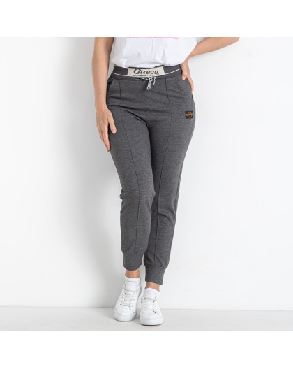 0701-6 серые женские спортивные штаны (5 ед. размеры батал: XL. 2XL. 3XL. 4XL. 5XL) Спортивные штаны