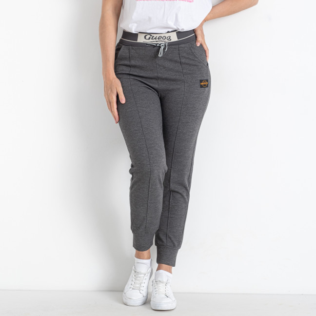 0701-6 серые женские спортивные штаны (5 ед. размеры батал: XL. 2XL. 3XL. 4XL. 5XL) Спортивные штаны: артикул 1145498