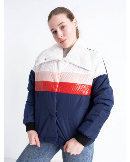 90070-10 мультиколор женская куртка (синтепон, 3 ед. размеры норма: M. L. XL) Куртка
