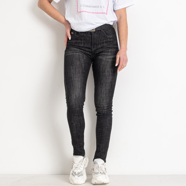 9381 темно-серые женские джинсы (LDM, стрейчевые, 6 ед. размеры норма: 25. 26. 27. 28. 29. 30) LDM: артикул 1143489