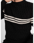 4042-2 Trend Stop ЧЁРНЫЙ свитер мужской полубатальный (3 ед. размеры: XL.2XL.3XL): артикул 1139061