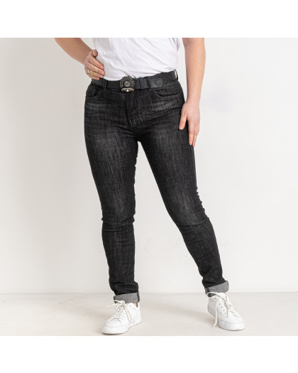 9383 темно-серые женские джинсы (LDM, стрейчевые, 6 ед. размеры полубатал: 28. 29. 30. 31. 32. 33) LDM