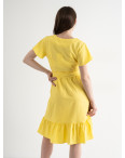 8076-8* ВЫДАЧА НА СЛЕДУЮЩИЙ ДЕНЬ ЖЕЛТОЕ платье женское текстильное (3 ед.размеры: M.L.XL): артикул 1135300