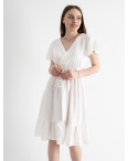 8076-10 БЕЛОЕ платье женское текстильное (3 ед.размеры: M.L.XL): артикул 1135297