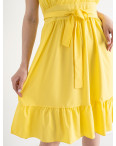 8076-8* ВЫДАЧА НА СЛЕДУЮЩИЙ ДЕНЬ ЖЕЛТОЕ платье женское текстильное (3 ед.размеры: M.L.XL): артикул 1135300