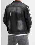 0015-12 Just Boy джинсовая куртка мужская серая котоновая (3 ед.размеры: L.XL.2XL): артикул 1133805