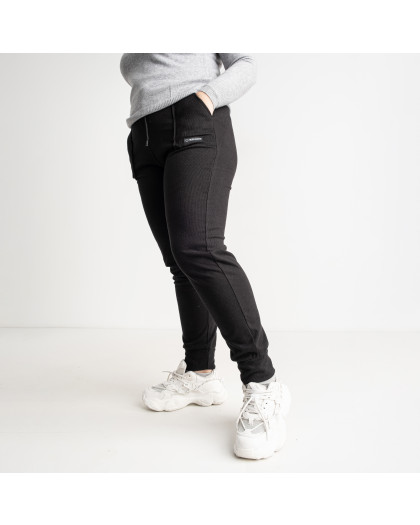 0166-66* темно-серые женские спортивные штаны (на манжете, 5 ед. размеры на бирках полубатальные XL-5XL соответствуют L-4XL) выдача на следующий день Спортивные штаны