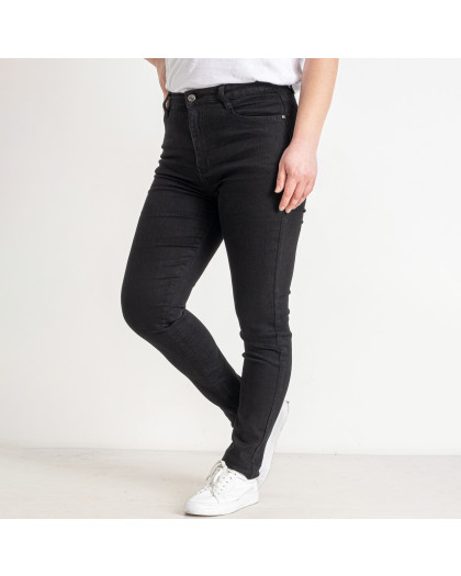 1090 черные женские джинсы (KT.MOSS, стрейчевые, 6 ед. размеры батал: 31. 32. 33. 34. 36. 38)   KT.Moss