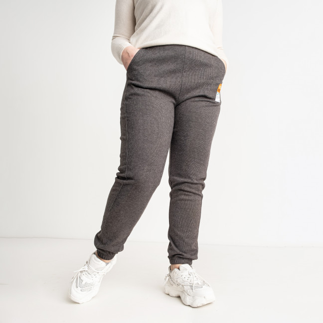 0177-66* серо-бежевые женские спортивные штаны (на манжете, 5 ед. размеры на бирках полубатальные XL-5XL соответствуют L-4XL) выдача на следующий день Спортивные штаны: артикул 1141765