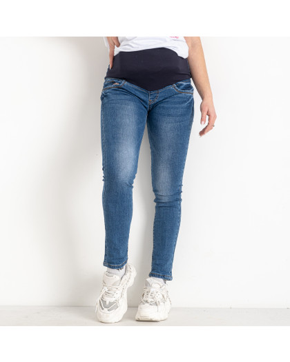 0001-99 синие женские джинсы для беременных (без брака, витринные пары, возможно требуют стирки, стрейчевые, 5 ед. размеры норма: 25-26. 27-28. 29-30, два размера дублируются)                                                  Джинсы