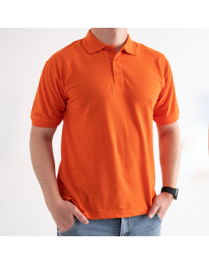 0925-81 оранжевое мужское поло (полномерные, 5 ед. размеры норма: S.M.XL.2XL.3XL)