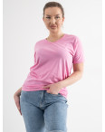 7070-3 РОЗОВАЯ футболка женская полубатальная (4 ед.размеры: M.L.XL.2XL): артикул 1133351