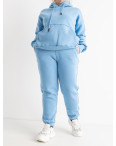 0108-42 голубой женский спортивный костюм (турецкая трехнитка, флис, 4 ед. размеры полубатал: XL. 2XL. 3XL. 4XL): артикул 1141817