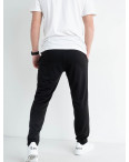 1672-1 ЧЕРНЫЕ Yola спортивные штаны мужские из двунитки ( 4 ед. размеры: M.L.XL.XXL): артикул 1132340