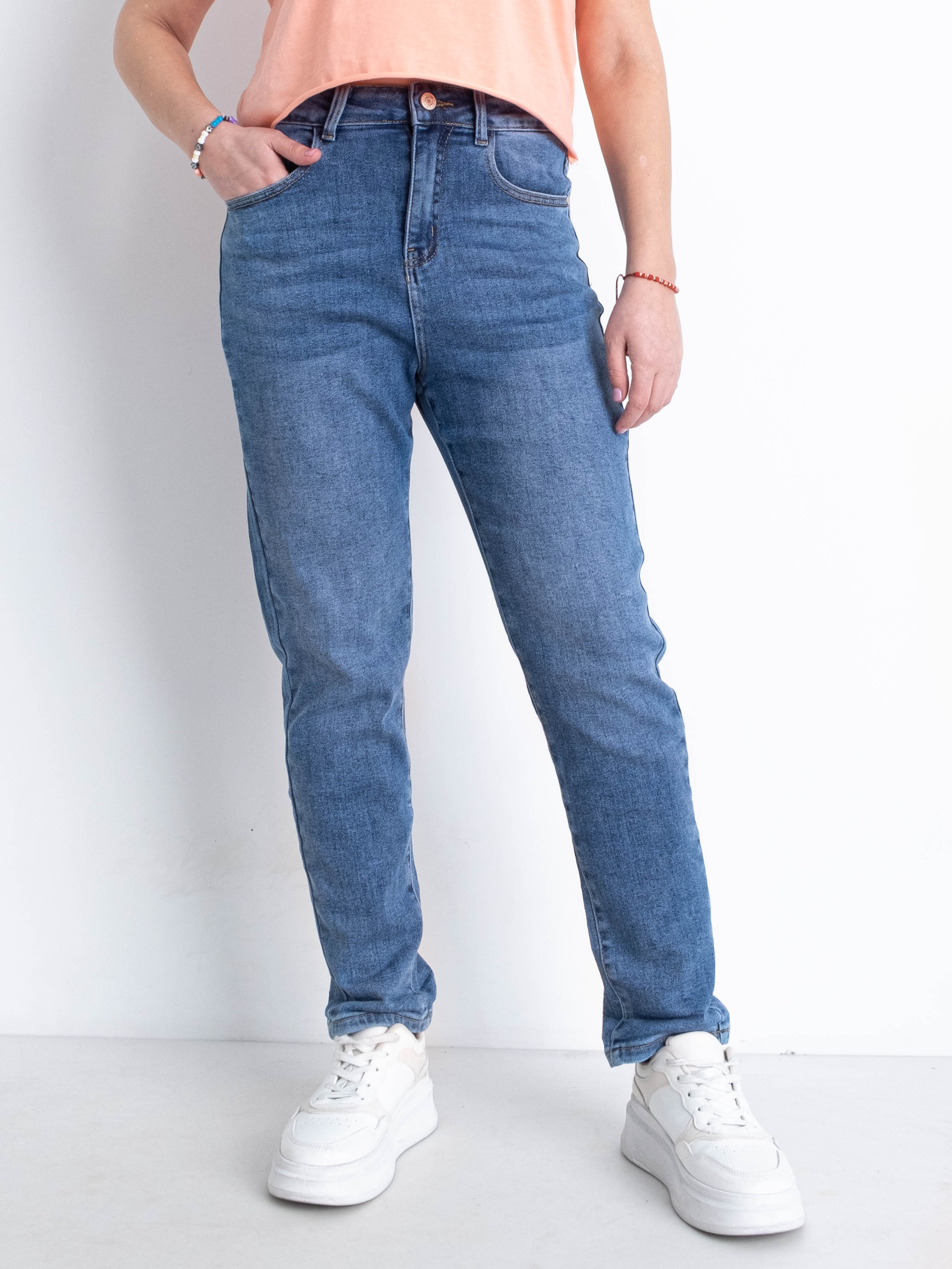 0510 синие женские джинсы (NEW JEANS, стрейчевые, 6 ед. размеры норма: 25. 26. 27. 28. 29. 30)