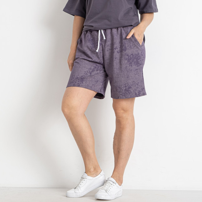 0251-23 фиолетовые женские шорты (5'TH AVENUE, 4 ед. размеры батал: 50. 52. 54. 56) 5`th Avenue: артикул 1145713