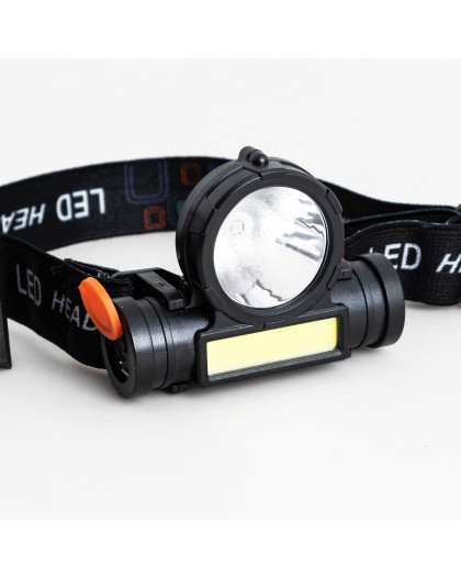 0108 налобный фонарь светодиодный с тремя режимами и зарядкой от USB (1 ед.) Фонарь